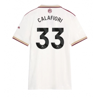 Billige Fotballdrakt Arsenal Riccardo Calafiori #33 Replika Tredjedrakt Dame 2025-26 Kortermet